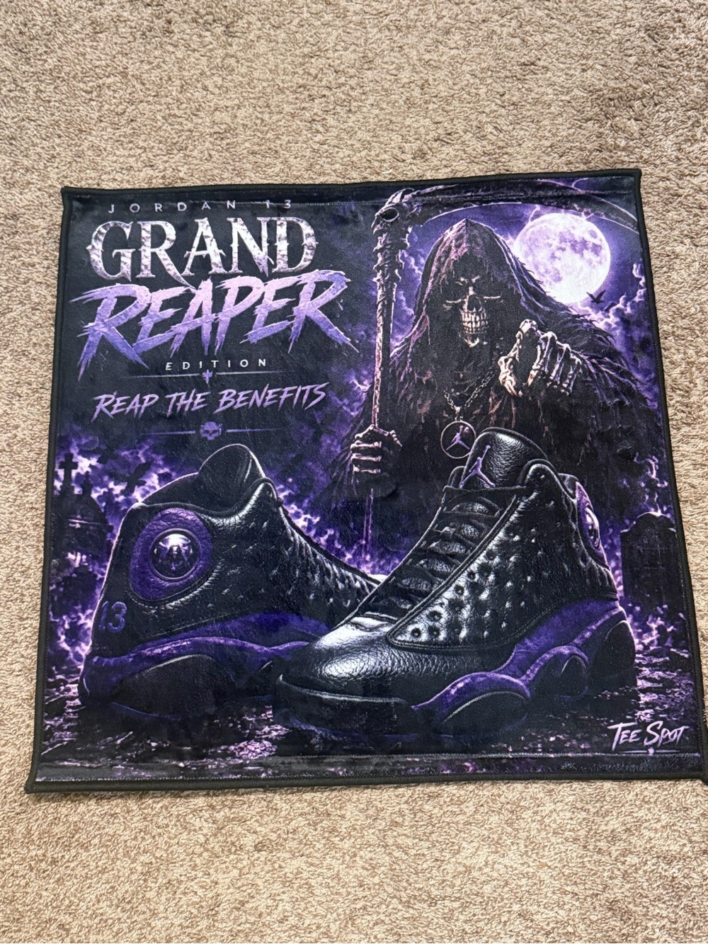 Jordan Grand Reaper Edition Men’s Sneakers - Black & Purple